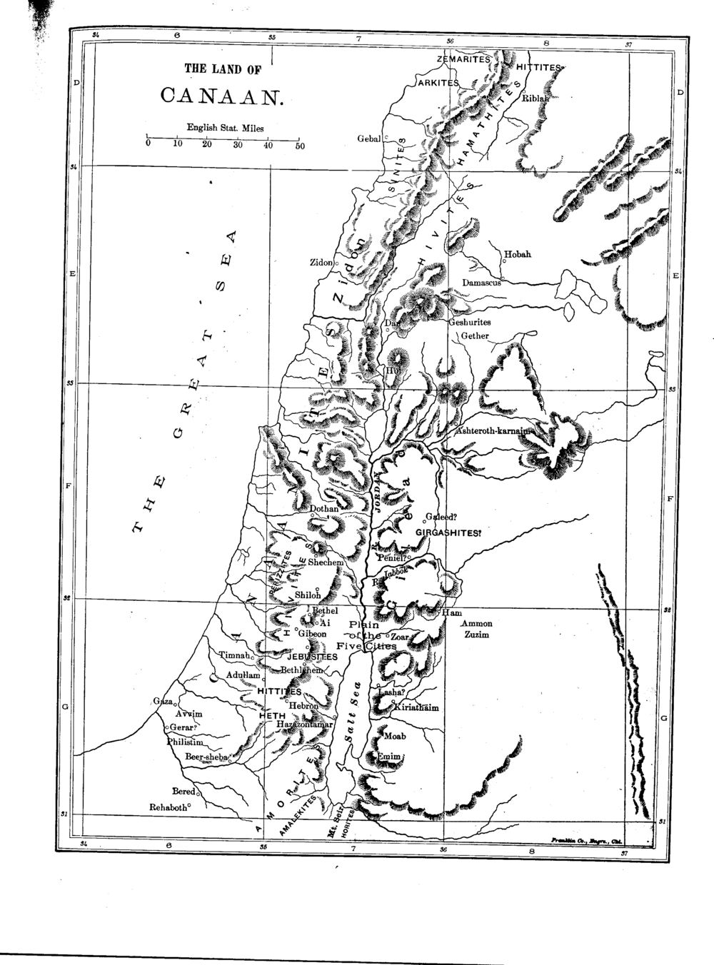 THE LAND OF CANAAN.