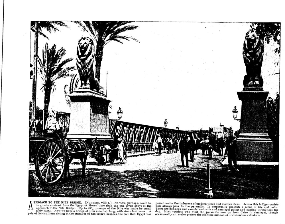 APPROACH TO THE NILE BRIDGE. [NUMBERS, viii: 1.]