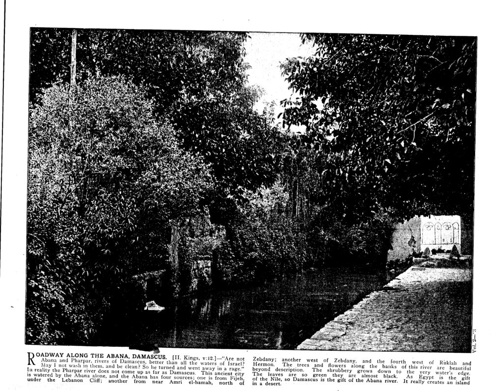 ROADWAY ALONG THE ABANA, DAMASCUS. [II. Kings, v:12.]