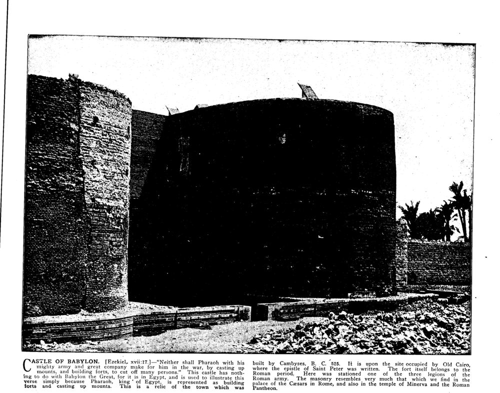 CASTLE OF BABYLON. [Ezekiel, xvii:17.]